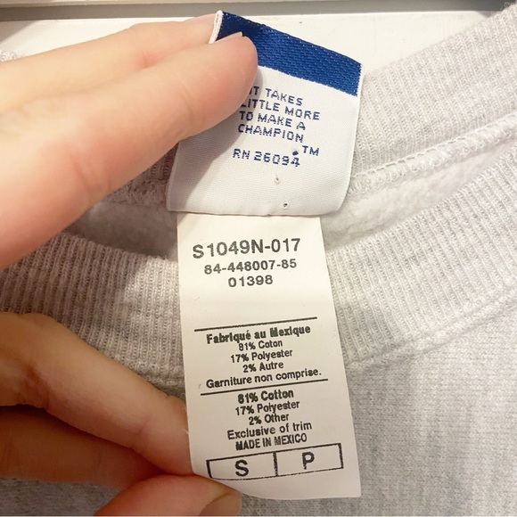 Champion | Men’s Vintage Boston College 90’s Crewneck Sweatshirt Size Small - Picture 4 of 9